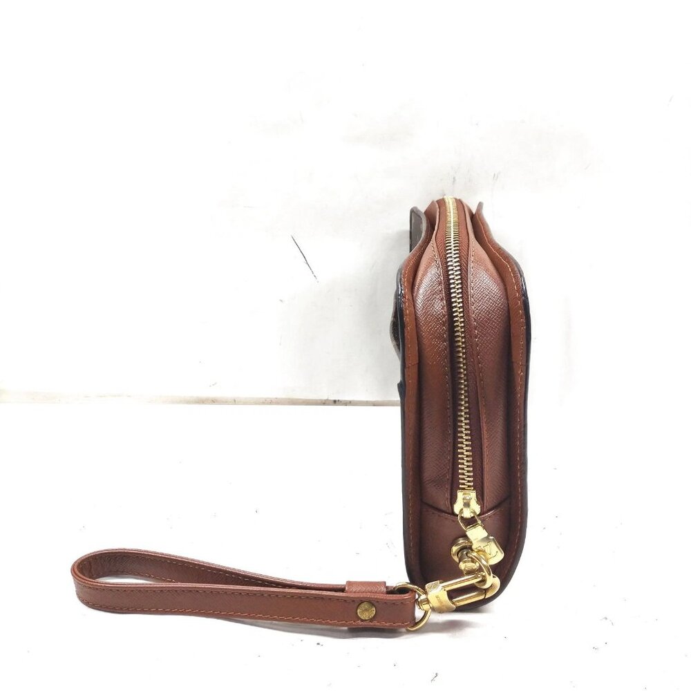 Authentic Louis Vuitton LV Clutch Orsay Brown Monogram mn378-120625 - Picture 3 of 16